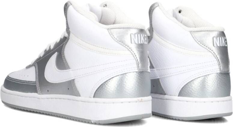 Nike Witte Leren Hoge Sneakers White Dames