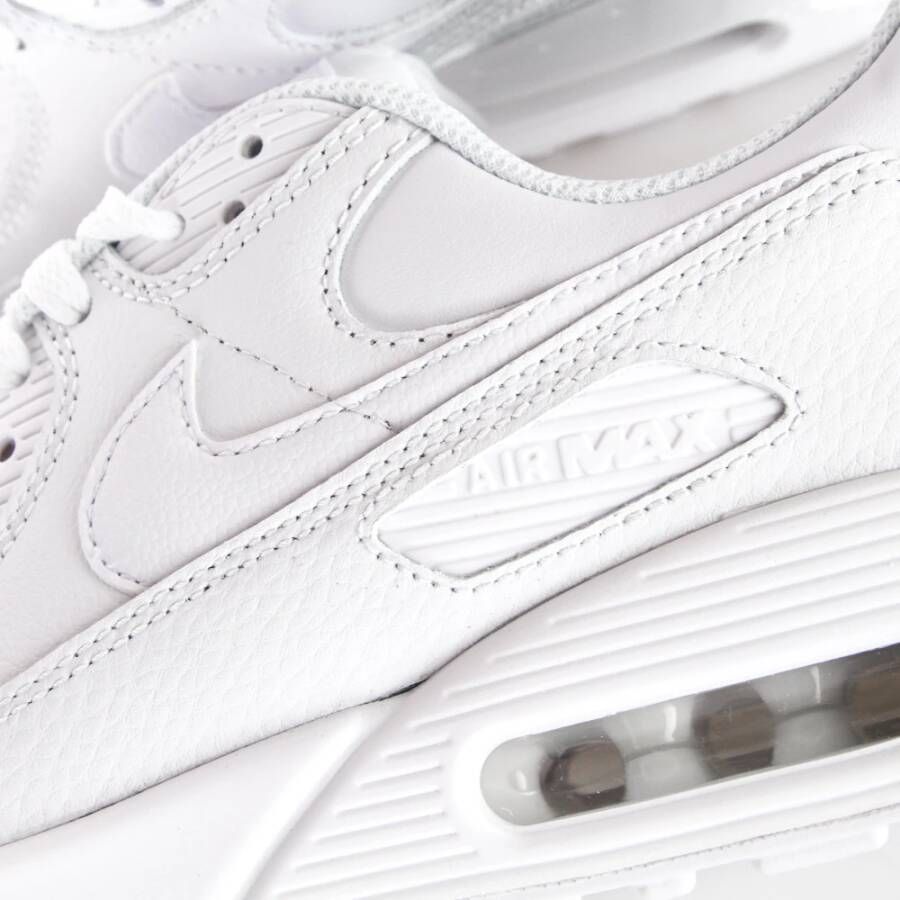 Nike Witte Leren Lage Sneaker White Heren