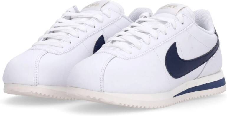 Nike Witte Leren Lage Sneakers White Dames