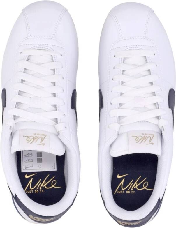 Nike Witte Leren Lage Sneakers White Dames