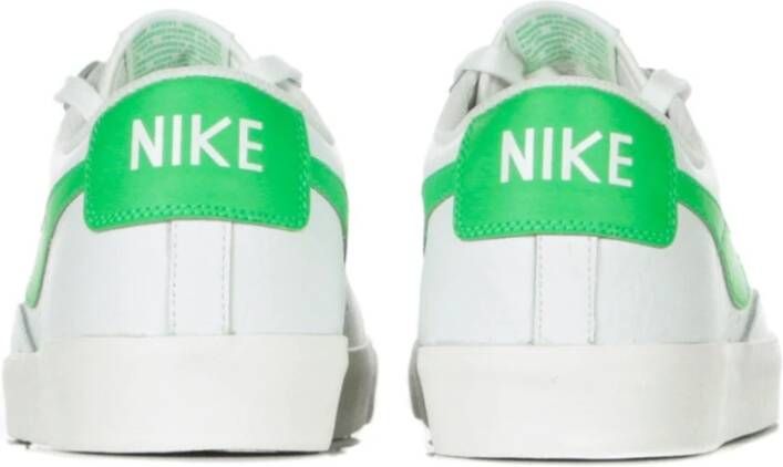 Nike Witte Leren Lage Sneakers White Heren