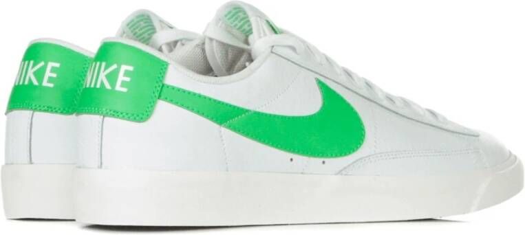 Nike Witte Leren Lage Sneakers White Heren