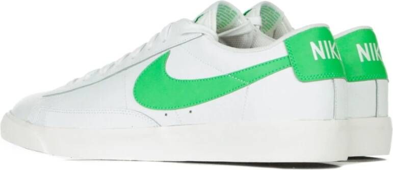 Nike Witte Leren Lage Sneakers White Heren