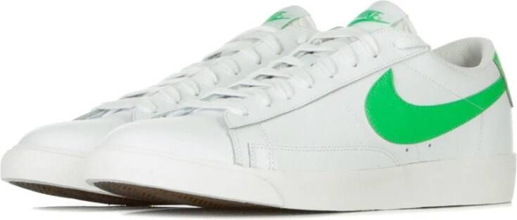 Nike Witte Leren Lage Sneakers White Heren