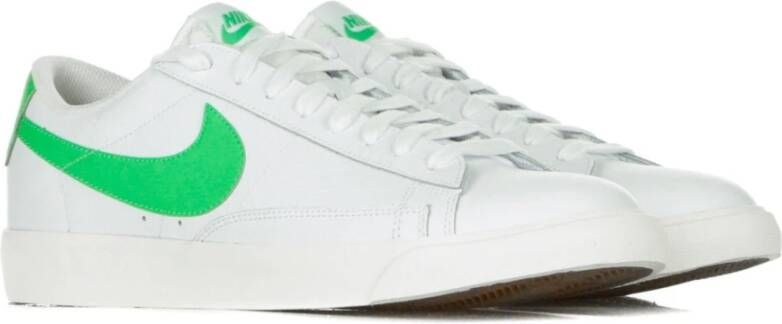 Nike Witte Leren Lage Sneakers White Heren