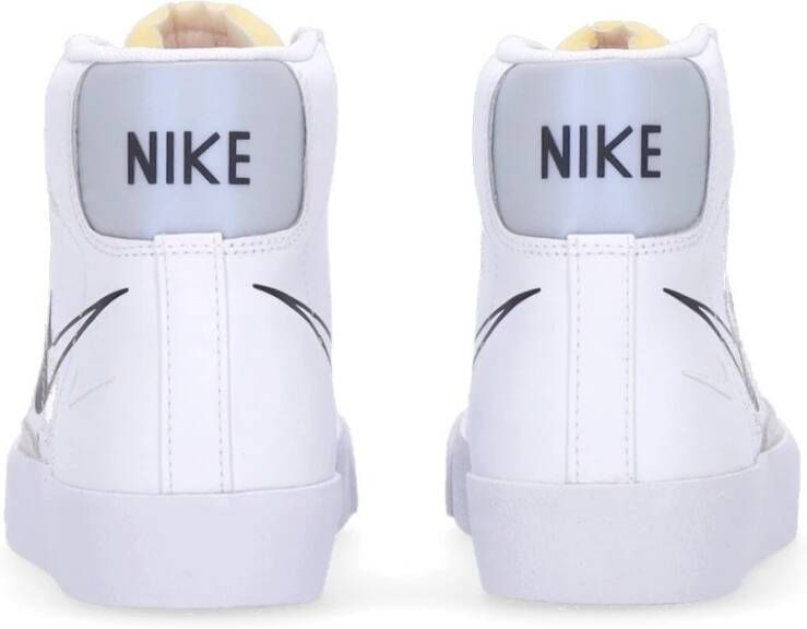 Nike Wit Zwart Hoge Top Sneakers White Dames