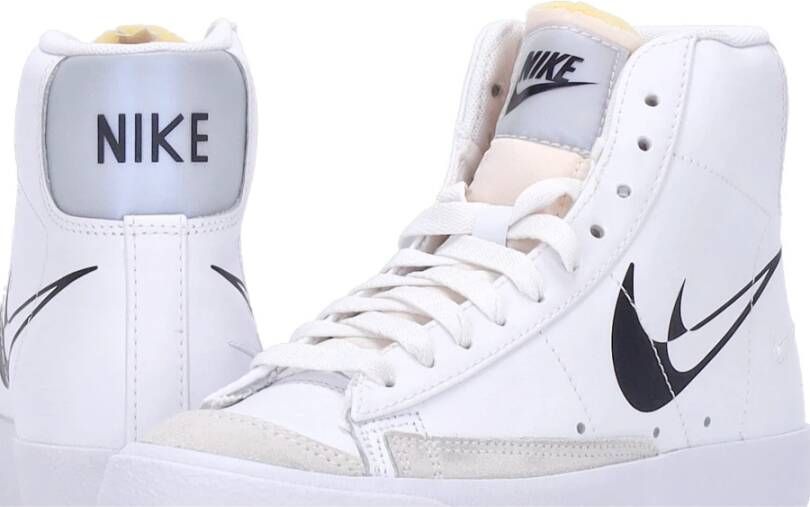 Nike Wit Zwart Hoge Top Sneakers White Dames