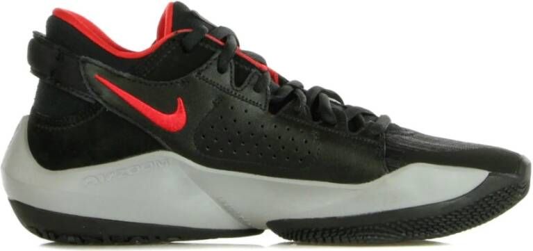 Nike Zoom Freak 2 Basketbalschoenen Zwart Wit Rood Black Heren