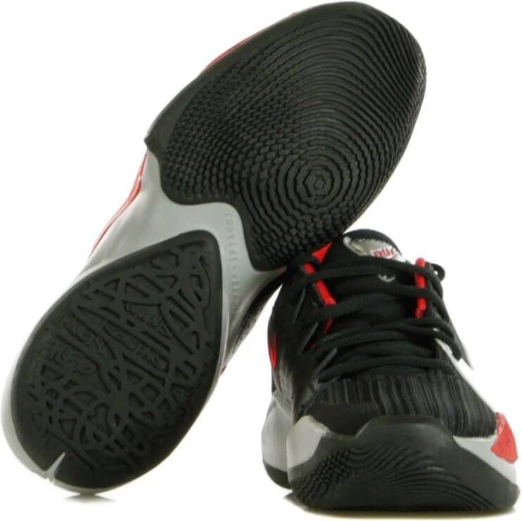 Nike Zoom Freak 2 Basketbalschoenen Zwart Wit Rood Black Heren