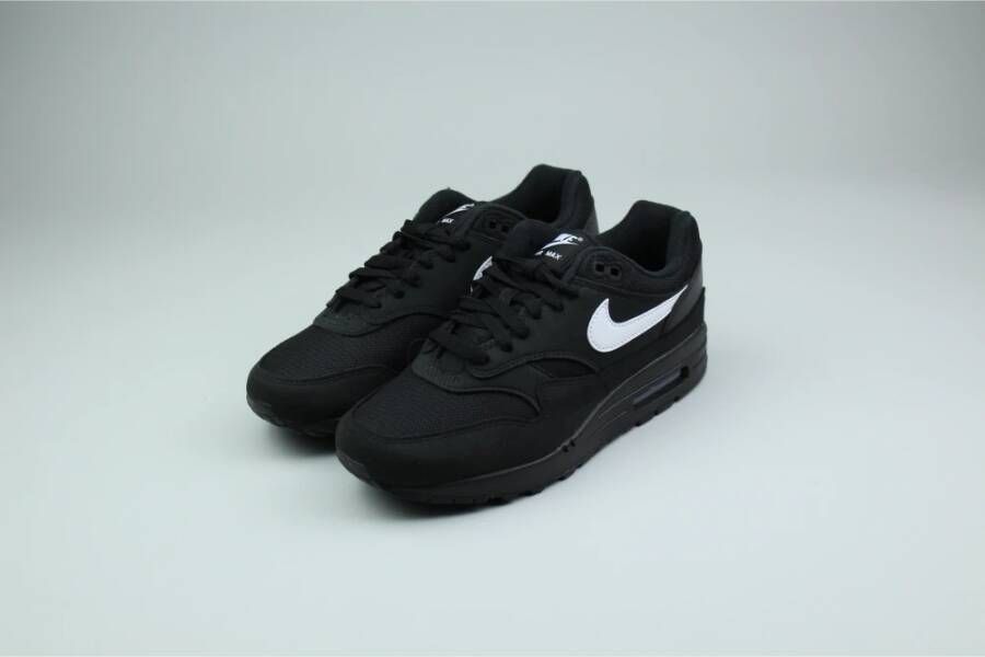 Nike Zwart & Wit Air Max 1 Sneakers Black Heren