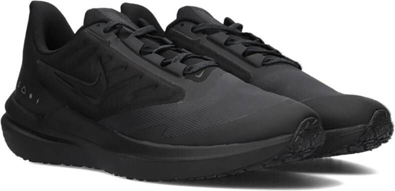 Nike Zwarte Air Winflo Shield Lage Sneakers Black Heren