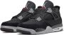 Nike Zwarte Canvas Air Jordan 4 Black Heren - Thumbnail 2