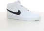 Nike Zwarte Court Vision Mid Sneakers White Heren - Thumbnail 2