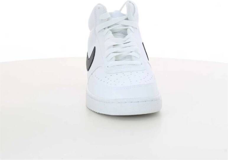 Nike Zwarte Court Vision Mid Sneakers White Heren