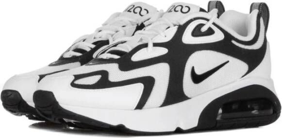 Nike Zwarte lage schoen met Air Max stijl Black Heren