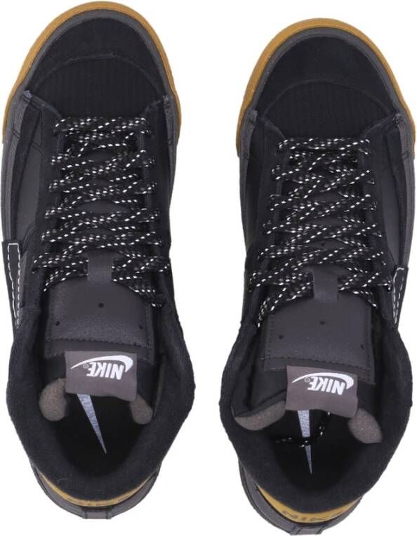 Nike Zwarte Mid Pro Club Sneakers Black Heren