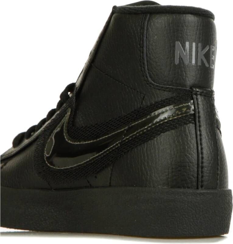 Nike Zwarte Mid-Top Damessneakers Black Heren