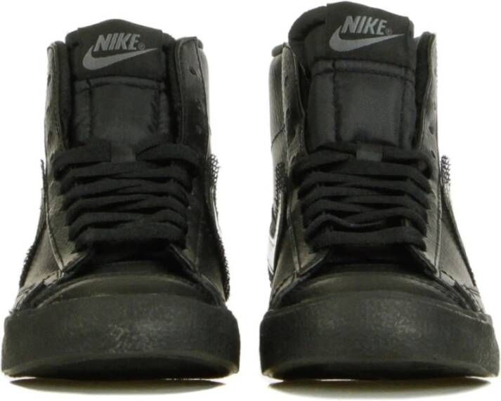 Nike Zwarte Mid-Top Damessneakers Black Heren