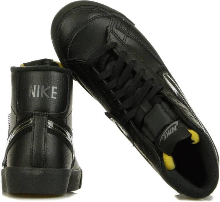 Nike Zwarte Mid-Top Damessneakers Black Heren