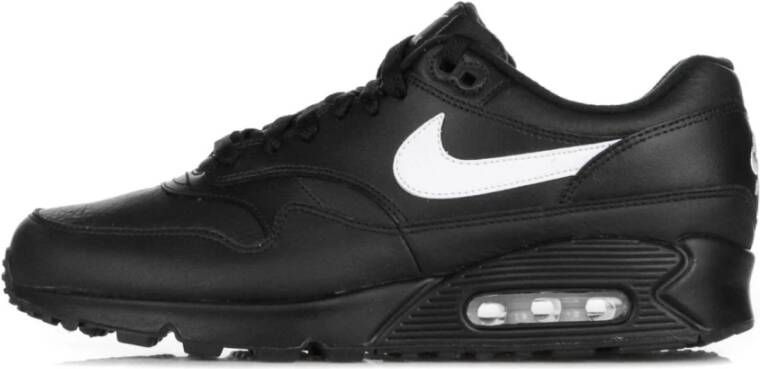 Nike Zwart Wit Air Max 90 1 Lage Schoen Black Heren