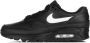 Nike Zwart Wit Air Max 90 1 Lage Schoen Black Heren - Thumbnail 2