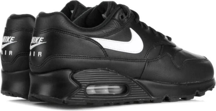 Nike Zwart Wit Air Max 90 1 Lage Schoen Black Heren