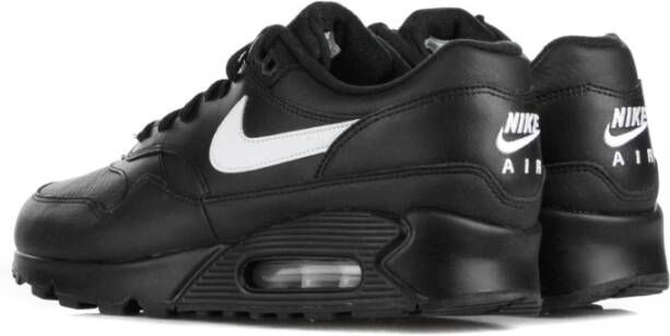 Nike Zwart Wit Air Max 90 1 Lage Schoen Black Heren