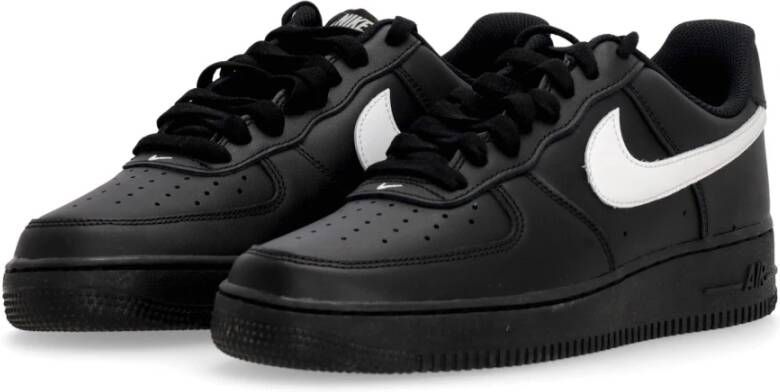 Nike Zwart Wit Lage Sneaker Air Force 1 Black Heren