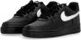 Nike Zwart Wit Lage Sneaker Air Force 1 Black Heren - Thumbnail 5