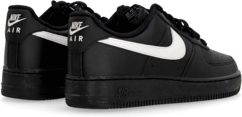 Nike Zwart Wit Lage Sneaker Air Force 1 Black Heren