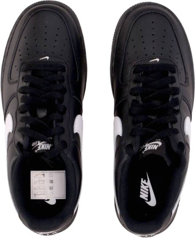 Nike Zwart Wit Lage Sneaker Air Force 1 Black Heren