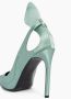 Nina Ricci Satijnen Pumps MET Strik Green Dames - Thumbnail 2