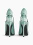 Nina Ricci Satijnen Pumps MET Strik Green Dames - Thumbnail 4