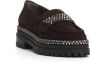 Ninalilou Ebony Suède Loafer met Strass Brown Dames - Thumbnail 2