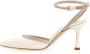 Ninalilou Ivoor Strass Slingback Hakken Beige Dames - Thumbnail 3