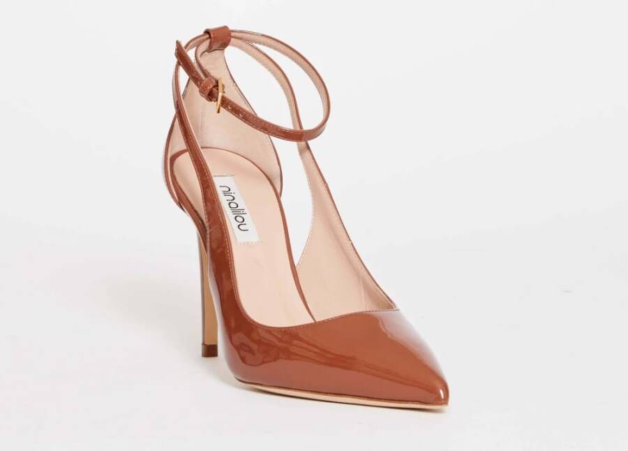 Ninalilou Pumps Bruin Dames