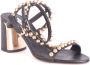 Ninalilou Sandalen 281078Li Zwart Dames - Thumbnail 2