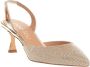 Ninalilou Zilveren Slingback Kristal Pumps Beige Dames - Thumbnail 2