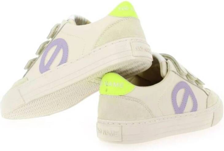 No Name Band Sneakers Eco Vriendelijk Leer White Dames