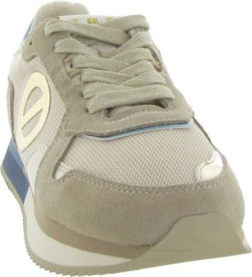 No Name Casual Jogger Sneaker Riva Style Beige Dames