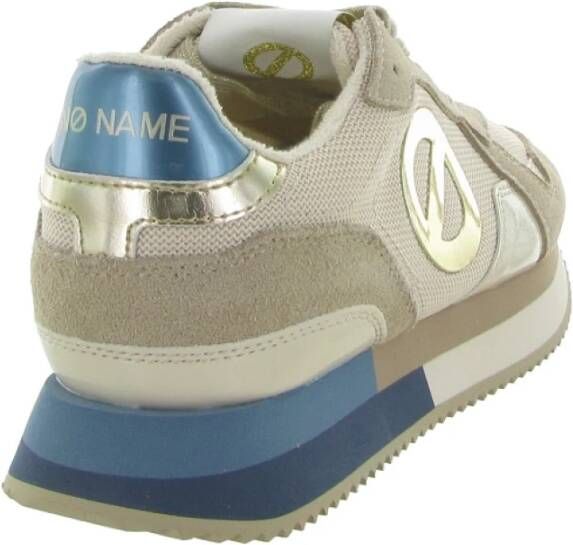 No Name Casual Jogger Sneaker Riva Style Beige Dames