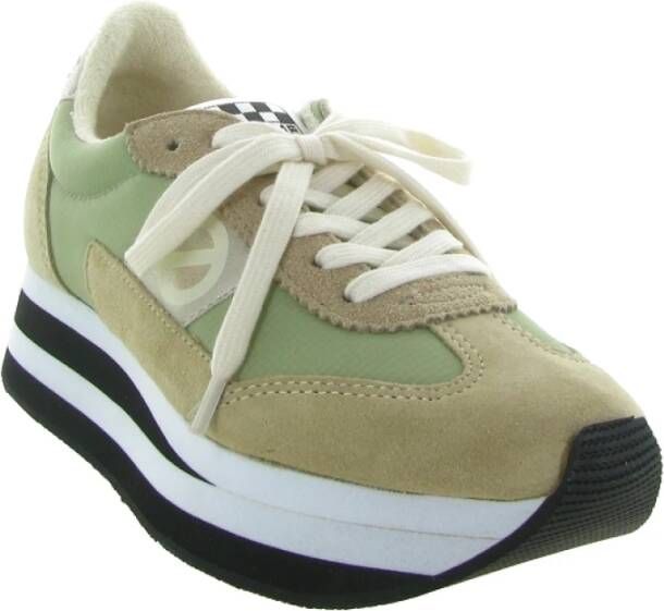 No Name City Run Jogger Suède Schoenen Green Dames