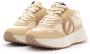 No Name Mesh en Suède Sneakers Beige Dames - Thumbnail 2