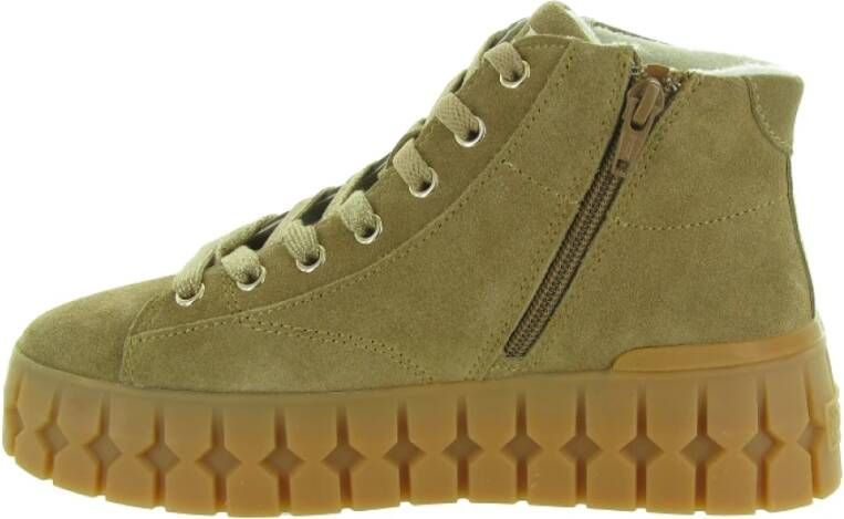 No Name Mid-Top Sneakers voor Vrouwen Brown Heren