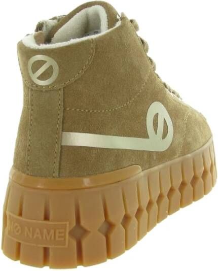 No Name Mid-Top Sneakers voor Vrouwen Brown Heren