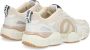 No Name Nylon Suede Mesh Oversized Sneakers Beige Heren - Thumbnail 2