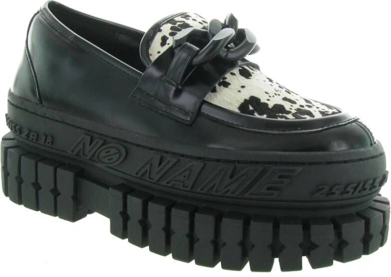 No Name Punky Jogger Hiker Moc Cow Schoenen Black Dames