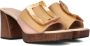 Noa Harmon Beige Combi Hakken Slippers Multicolor Dames - Thumbnail 8