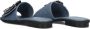 Noa Harmon Blauwe Denim Slippers Stijlvol Model Blue Dames - Thumbnail 9