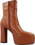 Noa Harmon Heeled Boots Brown Dames - Thumbnail 6